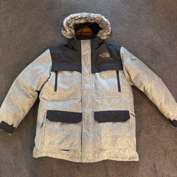 Men's North Face Herringbone Mcmurdo Parka XL - Picture 4 of 6